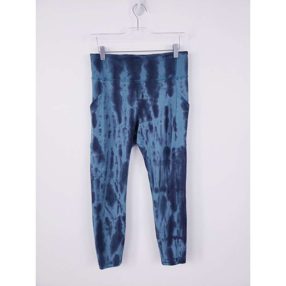 Lululemon Invigorate High Rise 25" Wash Forest Shibori Graphite Grey Desert Teal